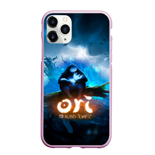 Чехол для iPhone 11 Pro Max матовый Ori - And The Will Of The Wisp, цвет розовый