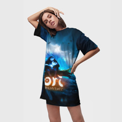 Платье-футболка 3D Ori - And The Will Of The Wisp - фото 2
