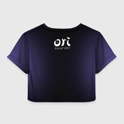 Женская футболка Crop-top 3D Ori and  The Will Of The Wisp, цвет 3D печать - фото 2