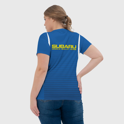 Женская футболка 3D Subaru, цвет 3D печать - фото 7