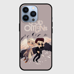 Чехол для iPhone 13 Pro Good Omens