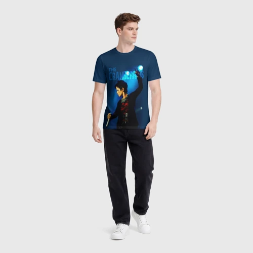 Мужская футболка 3D с принтом The Cranberries, вид сбоку #3