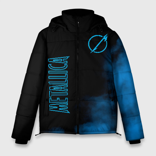 Мужская зимняя куртка 3D Metallica, цвет черный