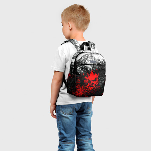 Детский рюкзак 3D с принтом SAMURAI KEANU REEVES, фото на моделе #1