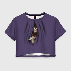 Женская футболка Crop-top 3D FNAF