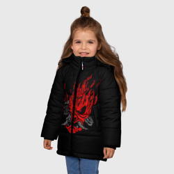 Зимняя куртка для девочек 3D Samurai Keanu Reeves - фото 2