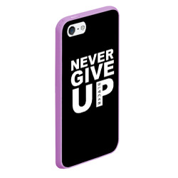 Чехол для iPhone 5/5S матовый Never give Up салах - фото 2