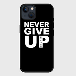 Чехол для iPhone 14 Never give Up салах
