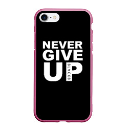 Чехол для iPhone 7/8 матовый Never give Up салах