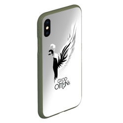 Чехол для iPhone XS Max матовый Good Omens - фото 2