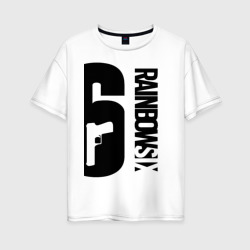 Rainbow Six Siege радуга 6 осада R6S – Женская футболка хлопок Oversize с принтом купить со скидкой в -16%