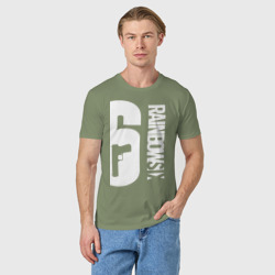 Мужская футболка хлопок Rainbow Six Siege радуга 6 осада R6S - фото 2