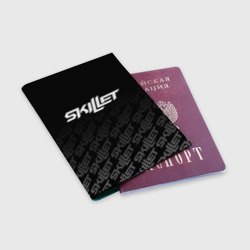 Обложка для паспорта матовая кожа Skillet - фото 2