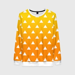 Женский свитшот 3D Зеницу кимоно - Клинок рассекающий демонов