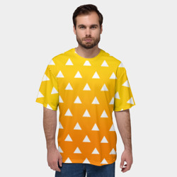 Мужская футболка oversize 3D Зеницу кимоно - Клинок рассекающий демонов - фото 2