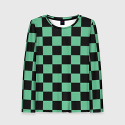 Женский лонгслив 3D Kimetsu no Yaiba Tanjiro Kamado