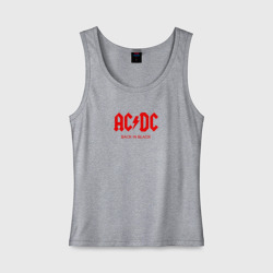 Женская майка хлопок AC/DC