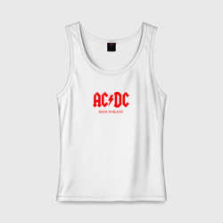 Женская майка хлопок AC/DC