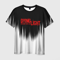Мужская футболка 3D Dying light red alert
