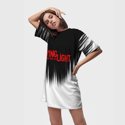 Платье-футболка 3D Dying light red alert - фото 2