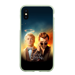 Чехол для iPhone XS Max матовый Good Omens