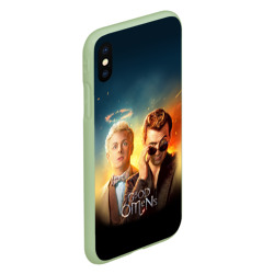 Чехол для iPhone XS Max матовый Good Omens - фото 2