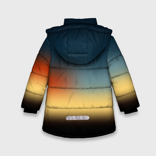 Зимняя куртка для девочек 3D Good Omens, цвет светло-серый - фото 2