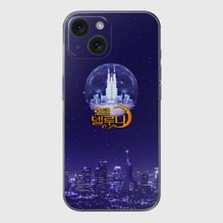 Чехол для iPhone 15 силиконовый с защитой камеры Отель Дель Луна