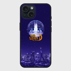 Чехол силиконовый для Apple iPhone 15 матовый Отель Дель Луна