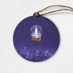 Деревянная игрушка круг Отель Дель Луна