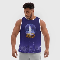 Мужская спортивная майка 3D Отель Дель Луна - фото 2