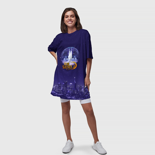 Платье-футболка 3D Отель Дель Луна, цвет 3D печать - фото 5