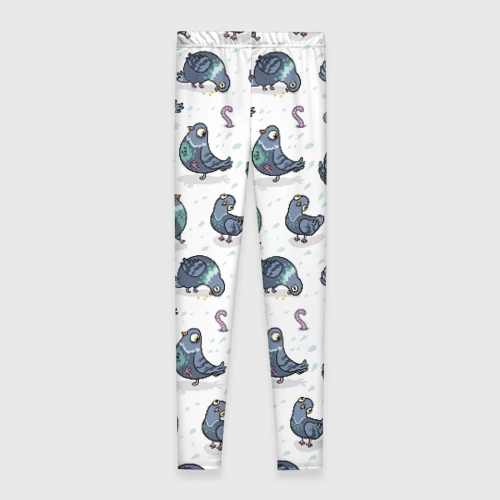 Леггинсы 3D Голуби - фото 2