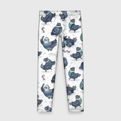 Детские леггинсы 3D Голуби