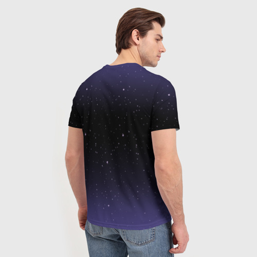 Мужская футболка 3D с принтом Глаз Отель Дель Луна, вид сзади #2