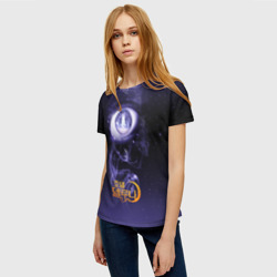 Женская футболка 3D Глаз Отель Дель Луна - фото 2