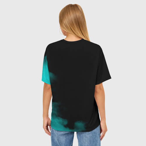 Женская футболка oversize 3D Louna, цвет 3D печать - фото 4
