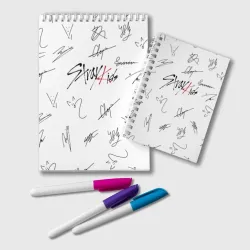 Блокнот Stray kids автографы