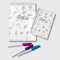 Блокнот Stray kids автографы