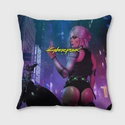 Подушка 3D Cyberpunk 2077 Цири hot