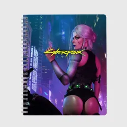 Тетрадь Cyberpunk 2077 Цири hot