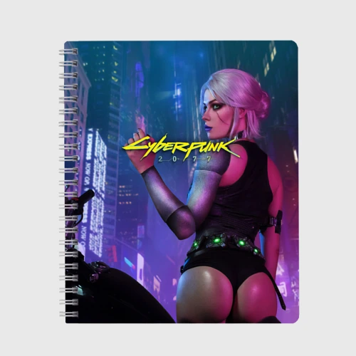 Тетрадь Cyberpunk 2077 Цири hot