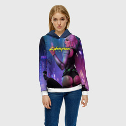 Женская толстовка 3D Cyberpunk 2077 Цири hot - фото 2
