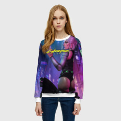 Женский свитшот 3D Cyberpunk 2077 Цири hot - фото 2