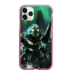 Чехол для iPhone 11 Pro Max матовый Bioshock