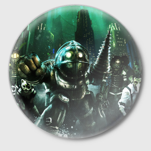 Значок Bioshock, цвет белый