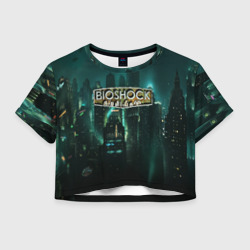 Женская футболка Crop-top 3D Bioshock