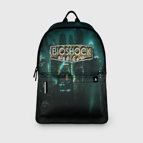 Рюкзак 3D с принтом BIOSHOCK, вид сбоку #3