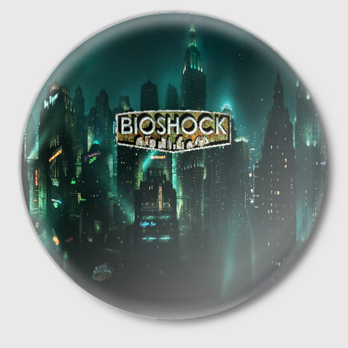 Значок Bioshock, цвет белый