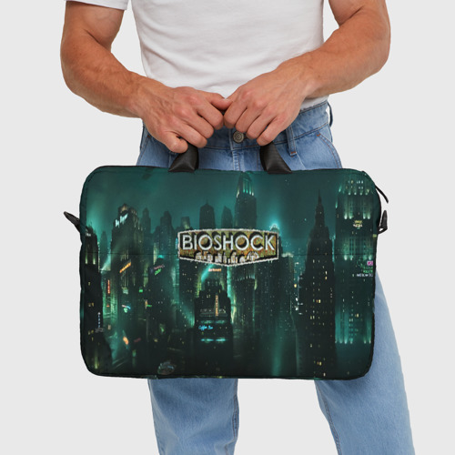 Сумка для ноутбука 3D Bioshock, цвет 3D печать - фото 5